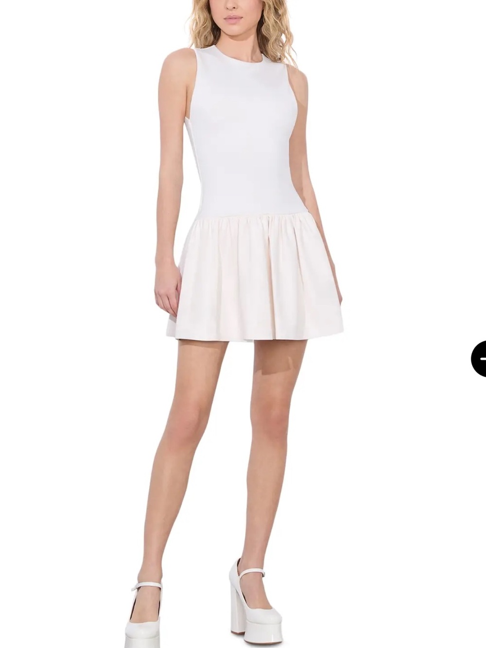 ALICE + OLIVIA Ella Faux Leather Mini Dress